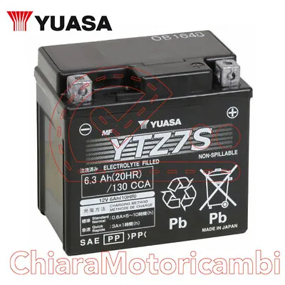 2017>2019 HONDA CBR RR Fireblade 1000 (SC77A) FIREBLADE BATTERY YUASA 12V 6.3AH • £69.62